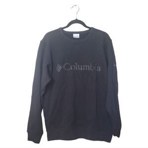 Columbia Black Logo Pullover Sweatshirt